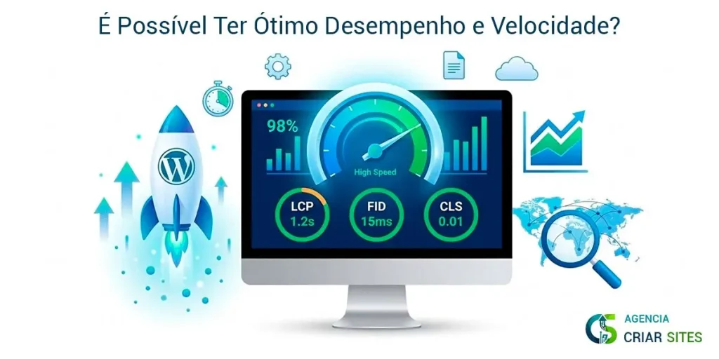 É Possível Ter Ótimo Desempenho e Velocidade num Site no WordPress?