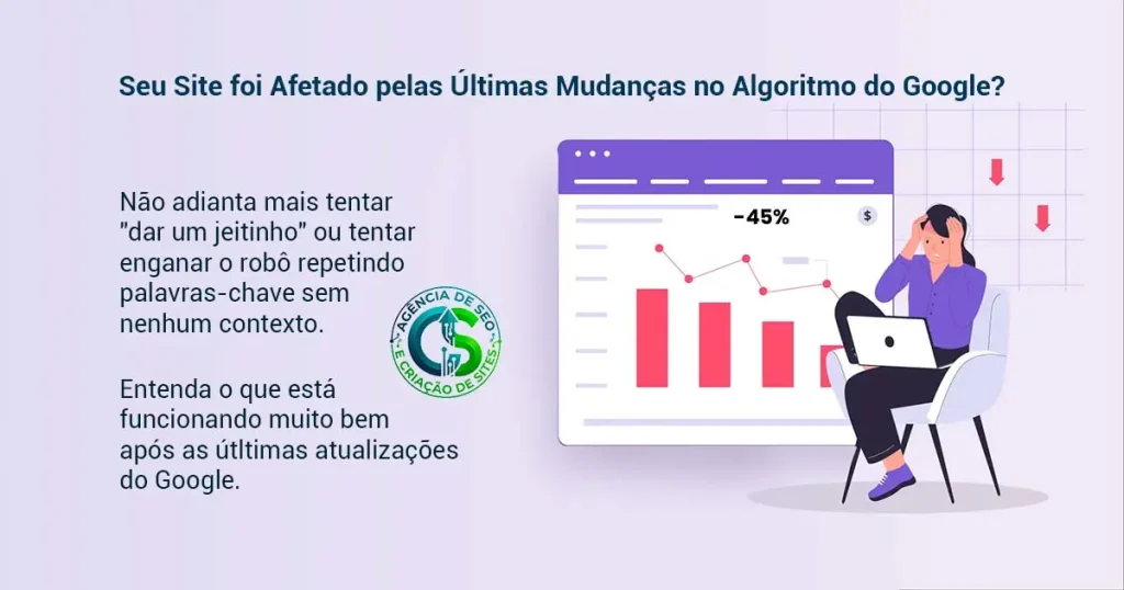 SEO no WordPress e as Últimas Mudanças no Algoritmo do Google em 2026. - Criar Sites Agência de SEO e Criação de Sites em Blumenau/SC.